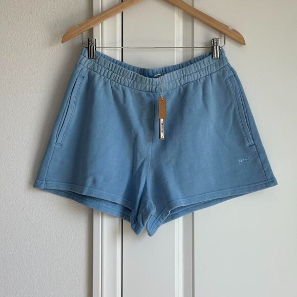 Skims French Terry Classic Short in Blue Bell, Size Small - Picture 7 of 10